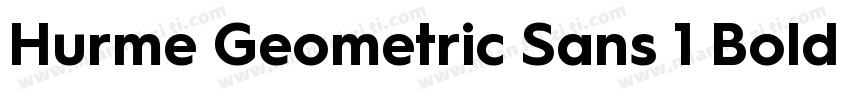 Hurme Geometric Sans 1 Bold Oblique字体转换